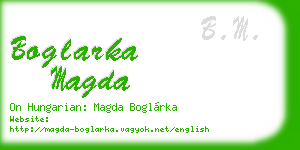 boglarka magda business card